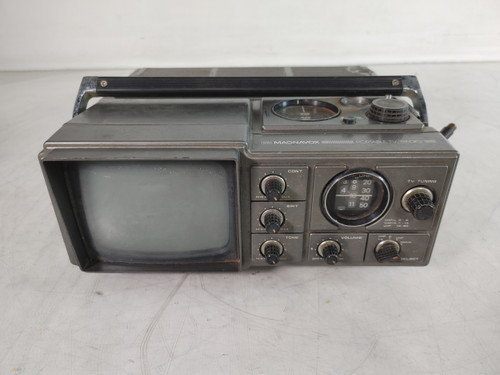 Vintage Magnavox Model BB 3910 1981 Portable 5 in TV & AM-FM Radio - For Parts
