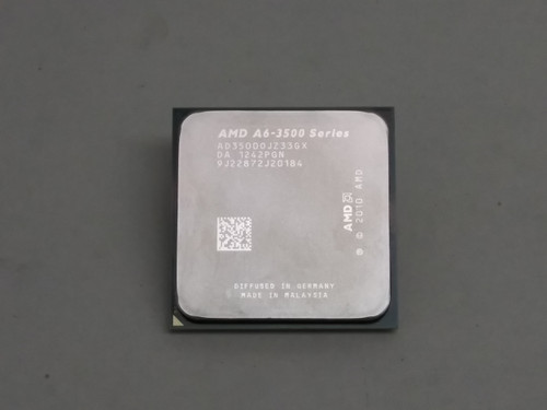 Lot of 2 AMD A-Series AD3500OJZ33GX 2.1GHz Socket FM1 Desktop CPU