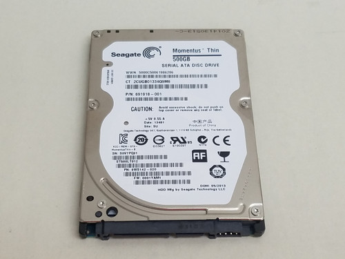 Seagate Momentus Thin ST500LT012 500 GB 2.5" SATA III Laptop Drive