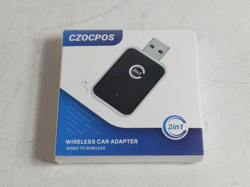 New CZOCPOS Wireless Carplay Adapter for Phones, Converts Wired to Wireless
