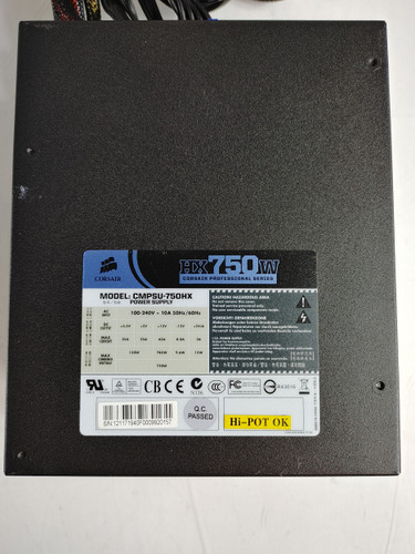 Corsair HX750W 750 W 20+4 Pin ATX Desktop Power Supply CMPSU-750HX