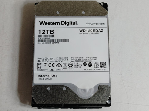 Western Digital IU HA500 WD120EDAZ 12TB SATA III 3.5 in Desktop, Internal Drive