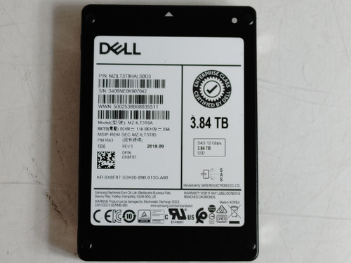 Samsung Dell MZ-ILT3T8A 3.84 TB SAS 3 2.5 in Solid State Drive
