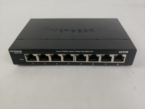 Netgear S350 Series GS308 v3 8-Port Gigabit   Ethernet Switch