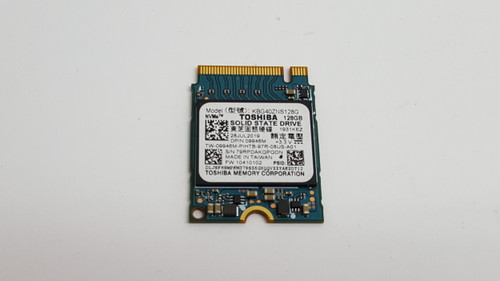 Lot of 2 Toshiba  BG4 KBG40ZNS128G 128 GB NVMe 30mm SSD