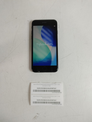 Apple iPhone SE (2022) A2595 64 GB iOS 26.3.1 (Wi-Fi + 5G) Unlocked For Parts