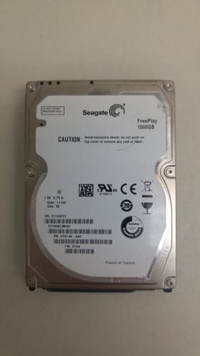 Seagate ST1500LM003 FreePlay 1.5TB 2.5" SATA II Enterprise Hard Drive