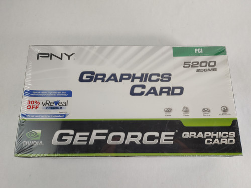 New New PNY NVIDIA GeForce FX 5200 256 MB DDR Video Card