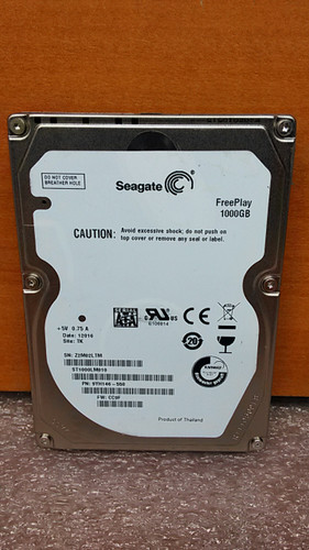Seagate ST1000LM010 FreePlay 1TB 2.5" SATA II 3Gb/s Enterprise Hard Drive
