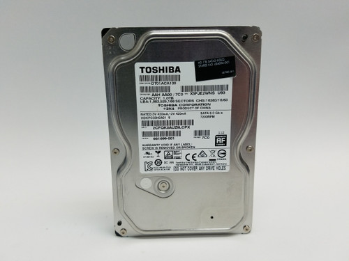 Lot of 5 Toshiba DT01ACA100 1 TB 3.5" SATA III 3.5 in Desktop Hard Drive