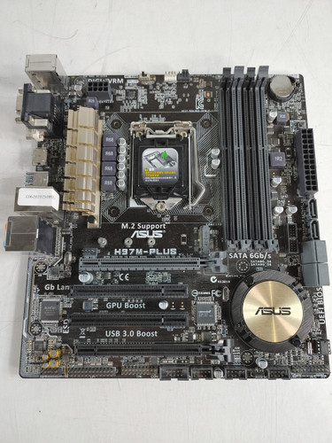 Asus H97M-PLUS Intel LGA 1150 DDR3 Desktop Motherboard