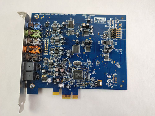 Lot of 2 Creative SB1040 PCI-E x1 Sound Blaster X-Fi Xtreme Audio 7.1 CH Sound