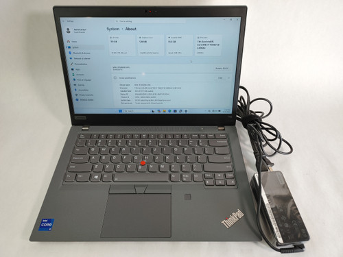 Lenovo ThinkPad T14 Gen 2 Core i7-1165G7 2.80 GHz 16 GB DDR4 128 GB NVMe Windows 11 Pro Laptop WINACTC2 C2