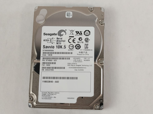 Lot of 2 Seagate EMC ST9900805SS 900 GB SAS 2 2.5 in Enterprise Hard Drive