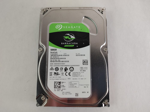Lot of 10 Seagate ST500DM009 BarraCuda 500 GB 3.5" SATA III Desktop Hard Drive