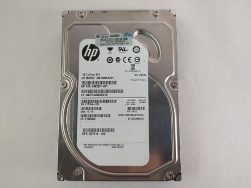 Seagate HP ST1000NM0001 1 TB SAS 2 3.5 in Enterprise Hard Drive