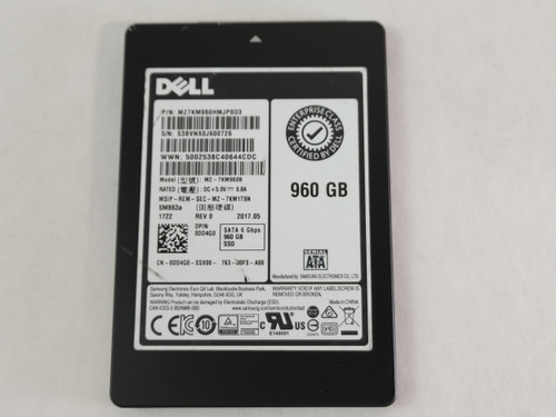 Samsung Dell SM863a MZ-7KM960B 960 GB SATA III 2.5 in Solid State Drive