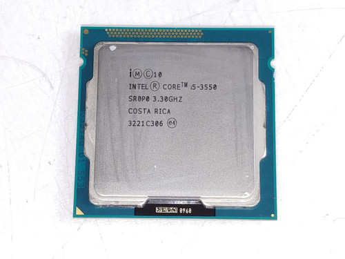 Lot of 5 Intel Core i5-3550 3.3 GHz LGA 1155 5 GT/s Desktop CPU Processor SR0P0