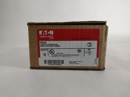 EATON RE43 Conduit Reducer X 12 pcs 1 1/4'' - 1''