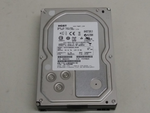 HGST EMC HUS723020ALS640 Clar2000 2 TB 3.5" SAS 2 Enterprise Hard Drive