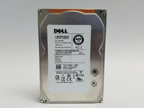 Lot of 5 Hitachi Dell HUS156060VLS600 600 GB 3.5" SAS 2 Enterprise Hard Drive