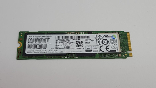 Lot of 10 Samsung MZ-VLB2560 PM981 256 GB NVMe M.2 80mm Solid State Drive