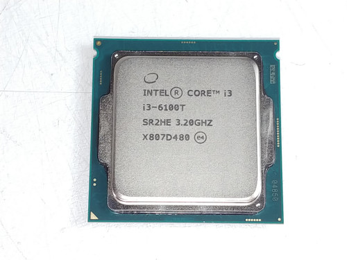 Lot of 2 Intel Core i3-6100T 3.2 GHz LGA 1151 Desktop CPU Processor SR2HE