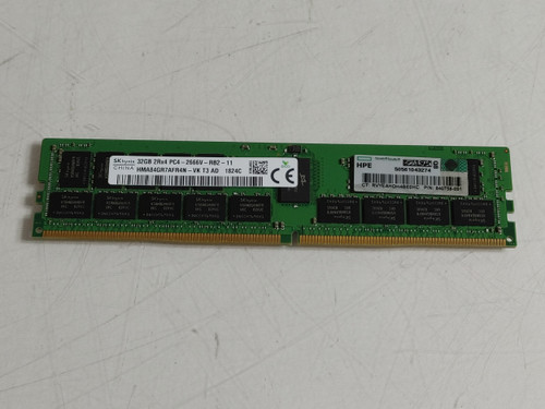 Lot of 10 SK Hynix 32 GB PC4-21300 (DDR4-2666) 2Rx4 ECC REG DDR4 Server RAM