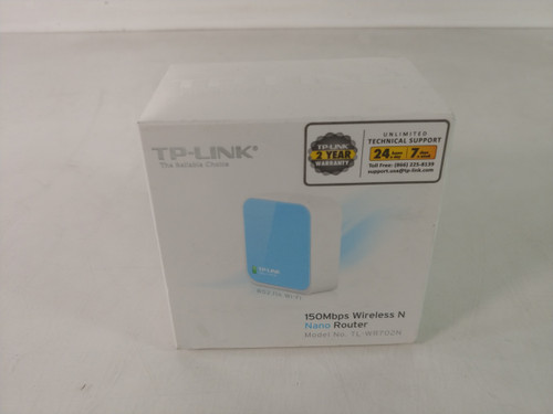 New TP-Link TL-WR702N 150Mbps Wireless N Nano Router