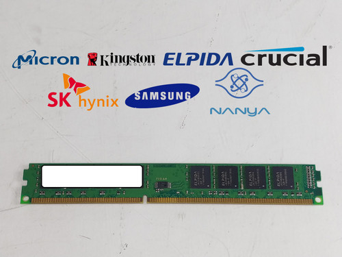 Lot of 2 Major Brand 8 GB PC3-10600 (DDR3-1333) 2Rx8 DDR3 Low Profile Desktop Memory