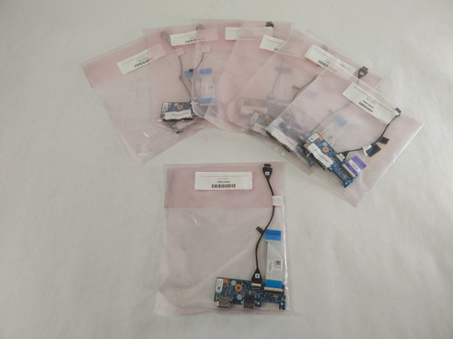 Lot of 7 Dell Latitude 3580 Laptop USB/SD Card Reader/VGA IO Board 3FR5T