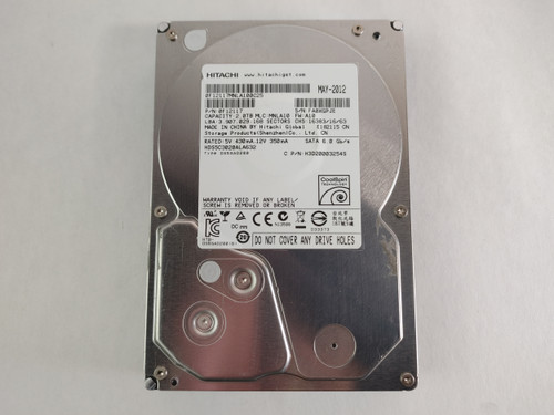 Lot of 2 Hitachi HDS5C3020ALA632 2 TB 3.5 in SATA III Desktop Hard Drive