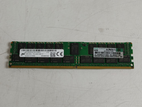 Lot of 50 Micron 32 GB PC4-19200 (DDR4-2400) 2Rx4 REG DDR4 Server RAM