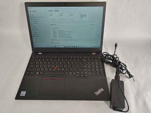 Lenovo ThinkPad L15 Gen 1 Core i7-10510U 1.80 GHz 16 GB DDR4 256 GB NVMe Windows 11 Pro Laptop WINACTA6 A6