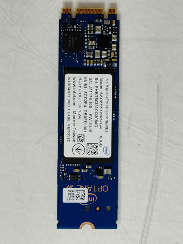 Lot of 2 Intel 800P SSDPEK1W060GA 60 GB PCIe 80mm Solid State Drive