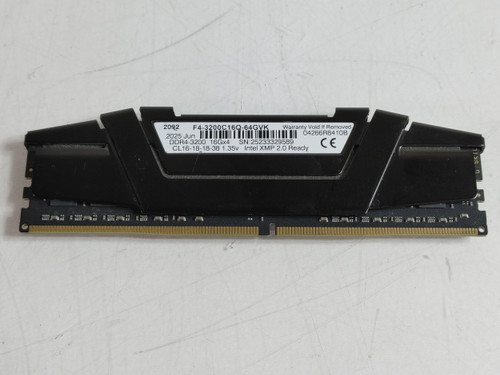 G.SKILL 16 GB PC4-25600 (DDR4-3200) 2Rx8 Shielded F4-3200C16Q-64GVK Desktop RAM