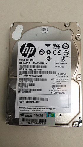 Lot of 2 Seagate HP ST9900805SS 900 GB 2.5" SAS 2 Enterprise Hard Drive