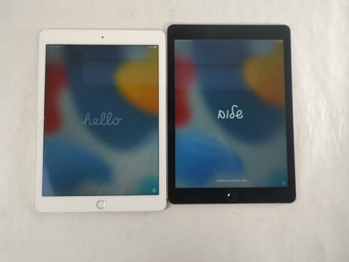 Lot of 2 Apple iPad Air 2nd Gen A1566 16 GB iOS 15.8.8 (WiFi Only) For Parts