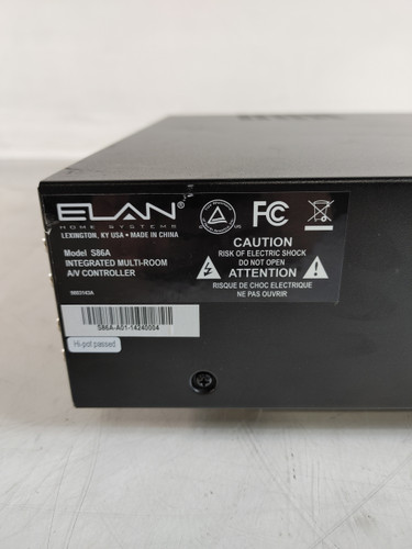 ELAN S86A Multi-Zone System Controller For Parts