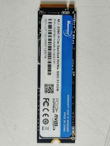 Wodposit WPBSNM8-512GTP 512 GB PCIe Gen3 80mm Solid State Drive