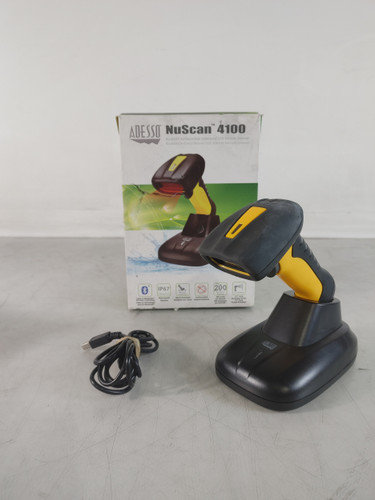 ADESSO NuScan 4100 Bluetooth Antimicrobial Waterproof CCD Barcode Scanner