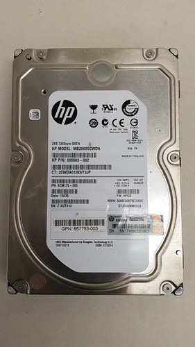 Seagate HP ST2000NM0033 2 TB 3.5 in SATA III Enterprise Hard Drive