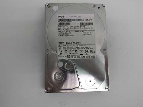 Lot of 2 Hitachi HUA722010CLA330 1 TB 3.5 in SATA II Enterprise Hard Drive