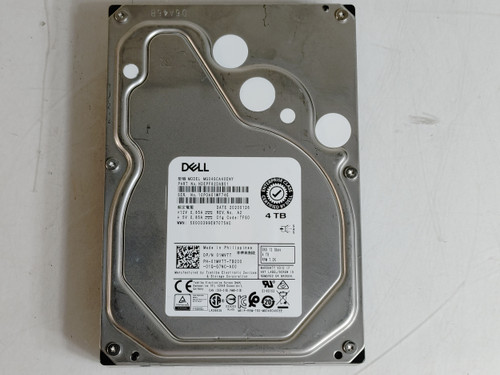 Lot of 2 Toshiba Dell MG04SCA40ENY 4 TB SAS 3 3.5 in Drive