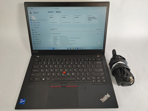 Lenovo ThinkPad T14 Gen 2 Core i7-1185G7 3.00 GHz 32 GB DDR4 256 GB NVMe Windows 11 Pro Laptop WINACTC3 C3