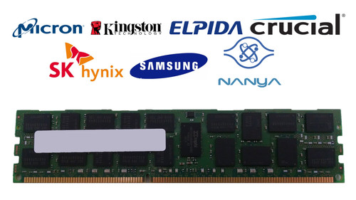 Lot of 2 8 GB DDR3L-1600 PC3L-12800R 2Rx4 DDR3L SDRAM  Server Memory