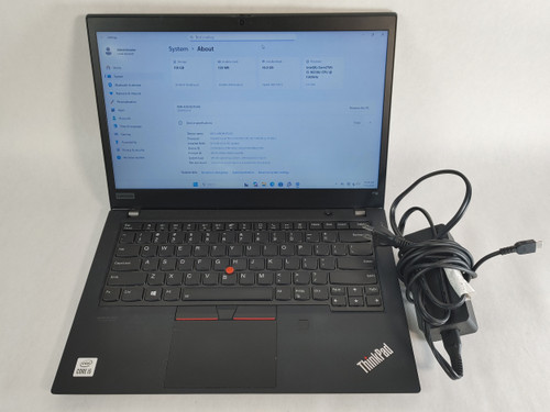 Lenovo ThinkPad T14 Gen 1 Core i5-10210U 1.60 GHz 16 GB DDR4 128 GB M.2 Windows 11 Pro Laptop WINACTF8 F8