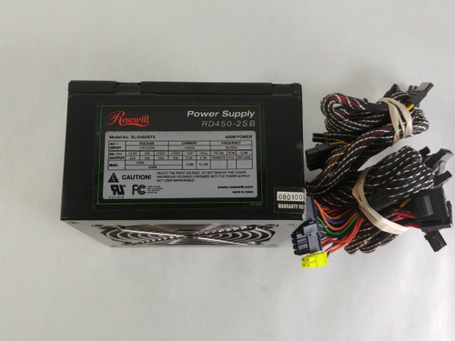 Rosewill  450 W 20+4 Pin ATX Desktop Power Supply RD450-2SB