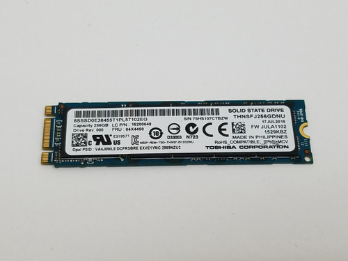 Toshiba HG6 Series THNSFJ256GDNU 256 GB M.2 80mm Solid State Drive