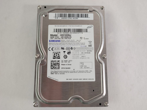 Samsung SpinPoint F3 HD103SJ 1 TB 3.5 in SATA II Desktop Hard Drive